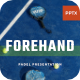 Forehand - Padel PowerPoint template - GraphicRiver Item for Sale
